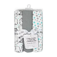 3 Stories Trading Company 3-pc. Swaddle Blanket