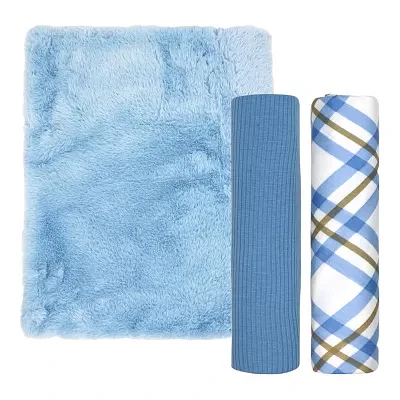 3 Stories Trading Company 3-pc. Baby Blanket
