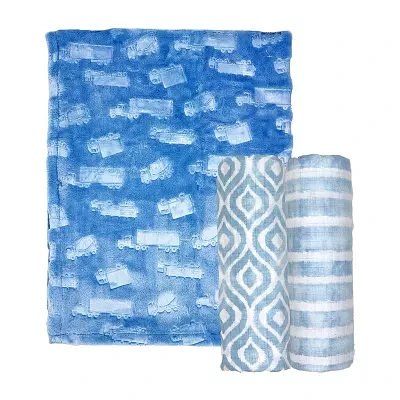3 Stories Trading Company 3-pc. Baby Blanket