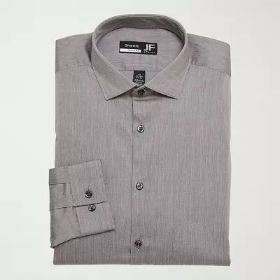 J. Ferrar Ultra Comfort Mens Slim Fit Easy Care Stretch Fabric Long Sleeve Dress Shirt