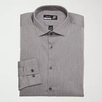 J. Ferrar Ultra Comfort Mens Slim Fit Easy Care Stretch Fabric Long Sleeve Dress Shirt