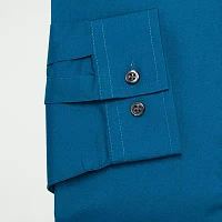 J. Ferrar Ultra Comfort Mens Slim Fit Easy Care Stretch Fabric Long Sleeve Dress Shirt