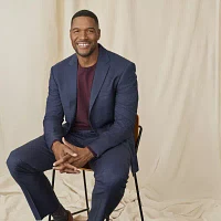 Collection By Michael Strahan Houndstooth Mens Modern Fit Flat Front Suit Pant