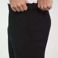 Savane Premium Stretch Gabardine Mens Straight Fit Flat Front Dress Pant