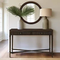 Martha Stewart Kenna Storage 2-Drawer Console Table