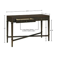 Martha Stewart Kenna Storage 2-Drawer Console Table