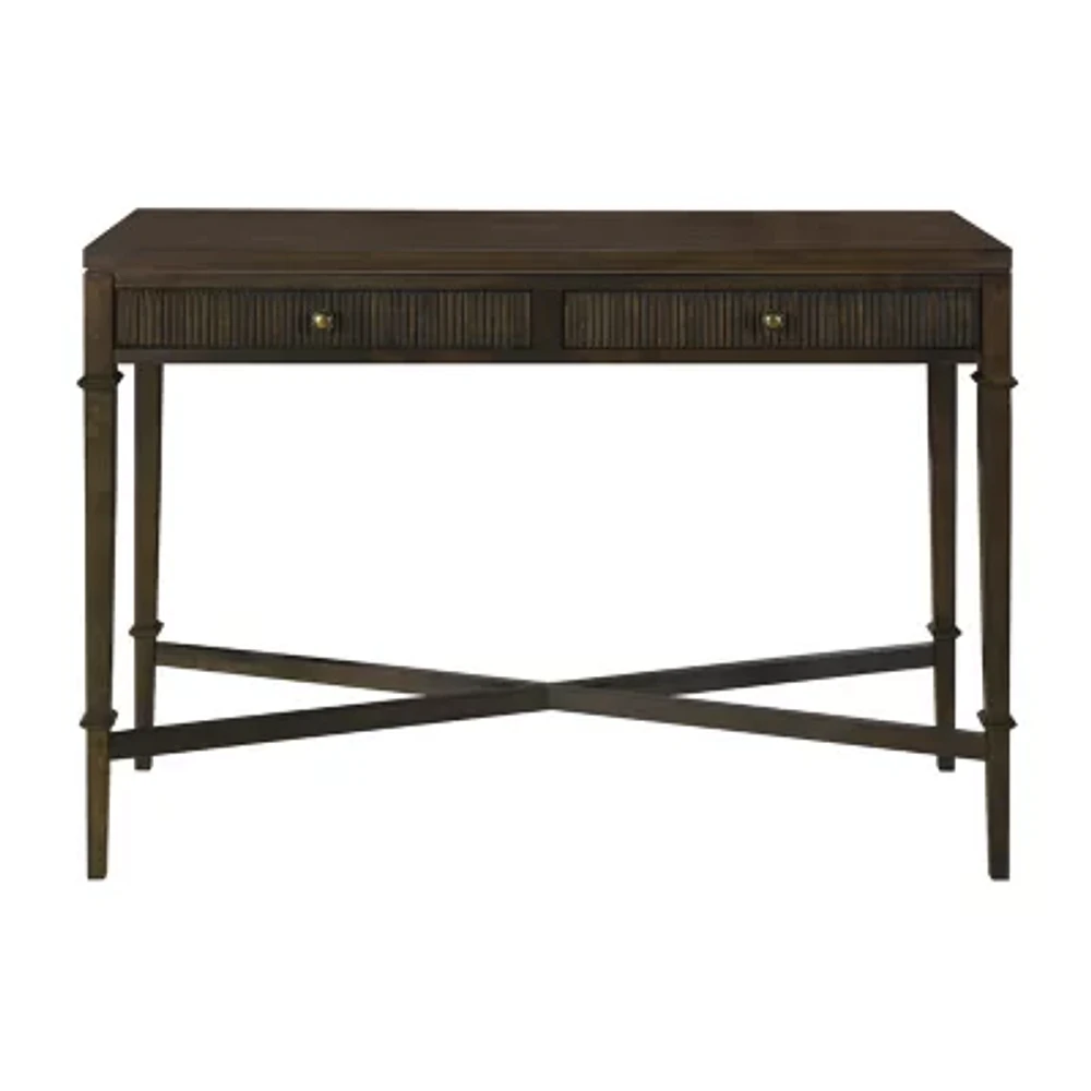 Martha Stewart Kenna Storage 2-Drawer Console Table