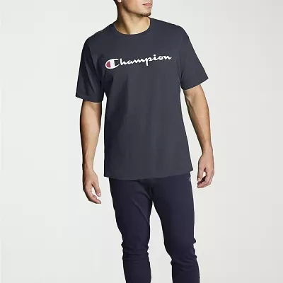 Champion Graphic Jersey Mens Crew Neck Short Sleeve T-Shirt