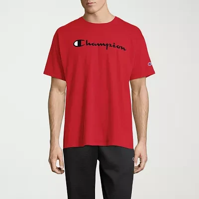 Champion Graphic Jersey Mens Crew Neck Short Sleeve T-Shirt