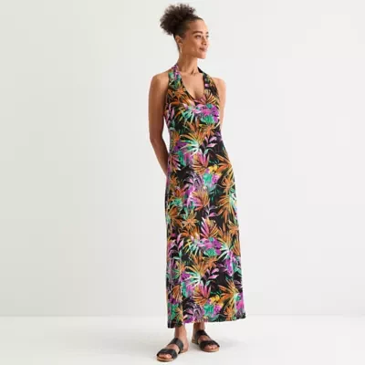 Connected Apparel Womens Sleeveless Maxi Dress