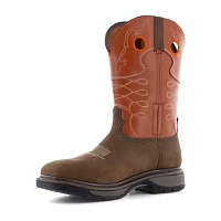 Frye Supply Mens Fr40102 Round Steel Toe Work Shoes