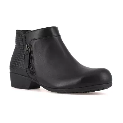 Rockport Works Womens Rk751 Round Steel Toe Work Shoes