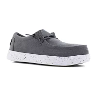 Volcom Work Womens Vm30803f Moc Closed Toe Shoes Wide Width