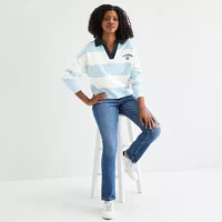 Forever 21 Juniors Womens Long Sleeve Polo Shirt