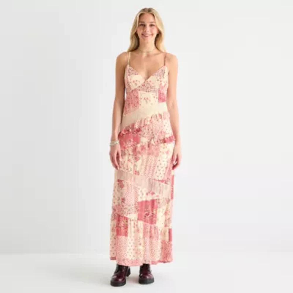 Arizona Womens Sleeveless Fit + Flare Dress Juniors