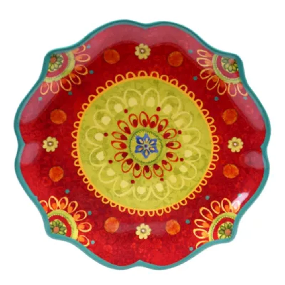 Certified International Tunisian Sunset Round Platter