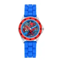 Marvel Spiderman Boys Digital Blue Strap Watch Spd3570ajc