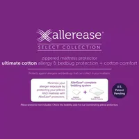 Allerease Bed Bug Blocker Dust Mite Barrier Breathable Mattress Encasement