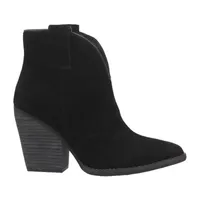 Dingo Womens Flannie Block Heel Booties