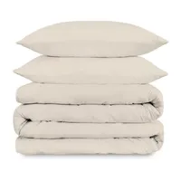 Purity Home Percale 3-pc. Duvet Cover Set