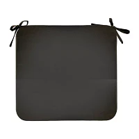 Outdoor Dècor Ebony Bistro Fade Resistant Patio Chair Cushion