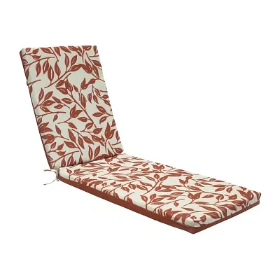 Outdoor Dècor Ruby Red Printed Leaves Lounge Cushions