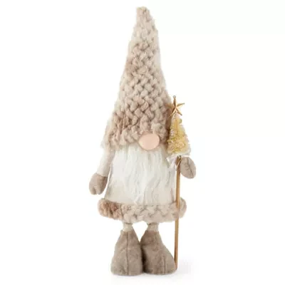 North Pole Trading Co. 16" Tree Staff Gnome