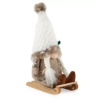 North Pole Trading Co. 11" Sledding Gnome