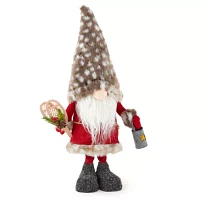 North Pole Trading Co. 20in Snowshoe Gnome