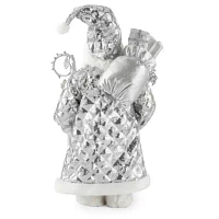 North Pole Trading Co. 18in Glam Santa Figurine