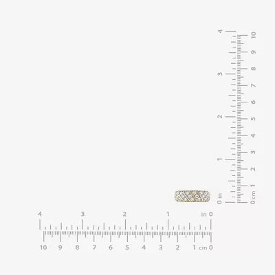 H-I / I1) CT. T.W. Lab Grown White Diamond 10K Gold Band