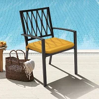 Outdoor Dècor Sunny Citrus Fade Resistant Patio Chair Cushion