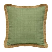 Outdoor Dècor Tropicana Butterfly Solid Textured Square Outdoor Pillow