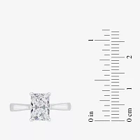 (G / VS2) Womens 2 CT. Lab-Grown White Diamond 14K Gold Radiant-cut Solitaire Engagement Ring