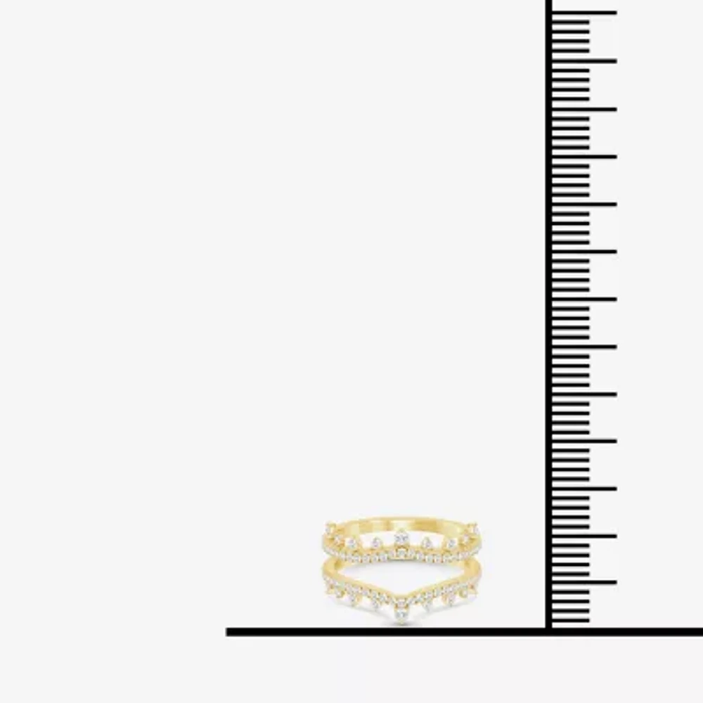 Womens / CT. T.W. Natural White Diamond 14K Gold Ring Guard