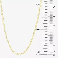 10K Gold 18 Inch Solid Fashion Chain Necklace