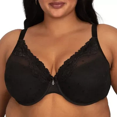 Curvy Couture Sheer Whisper Plunge T-Shirt Bra- 1607