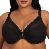 Curvy Couture Sheer Whisper Plunge T-Shirt Bra- 1607