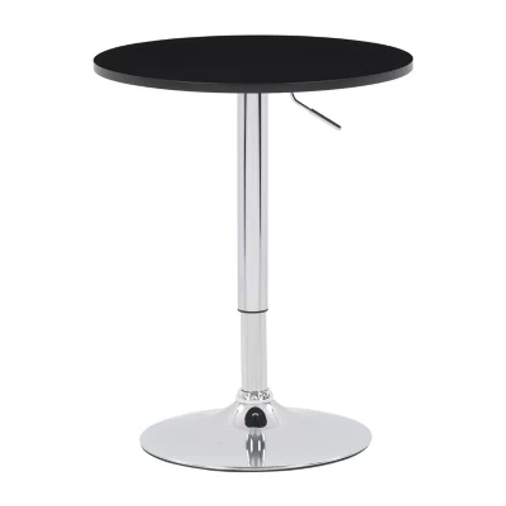 Adjustable Height Round Bar Table