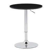 Adjustable Height Round Bar Table