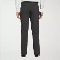 Savane Eco Tech Heather Mens Slim Fit Flat Front Dress Pant