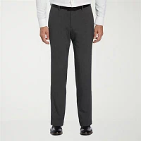 Savane Eco Tech Heather Mens Slim Fit Flat Front Dress Pant