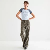 Arizona Juniors Womens Crew Neck Short Sleeve Graphic T-Shirt