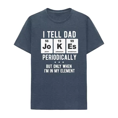 Mens Short Sleeve Dad Jokes Graphic T-Shirt