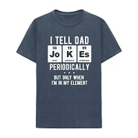 Mens Short Sleeve Dad Jokes Graphic T-Shirt
