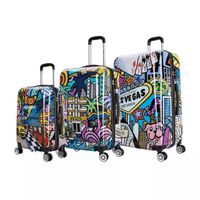 InUSA Prints Lightweight Hardside Spinner 3 Piece Set