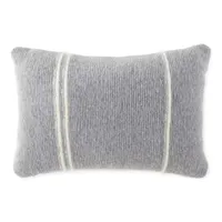 Home Expressions Textured Stripe  Lumbar Pillow