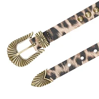 JS Jessica Simpson Cheetah Womens Belt