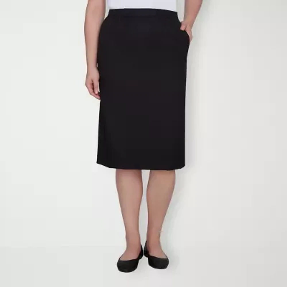 Alfred Dunner Classics Womens Pencil Skirt