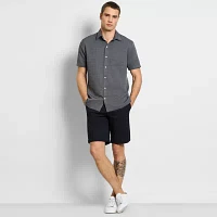 Van Heusen Big and Tall Mens Regular Fit Short Sleeve Button-Down Shirt